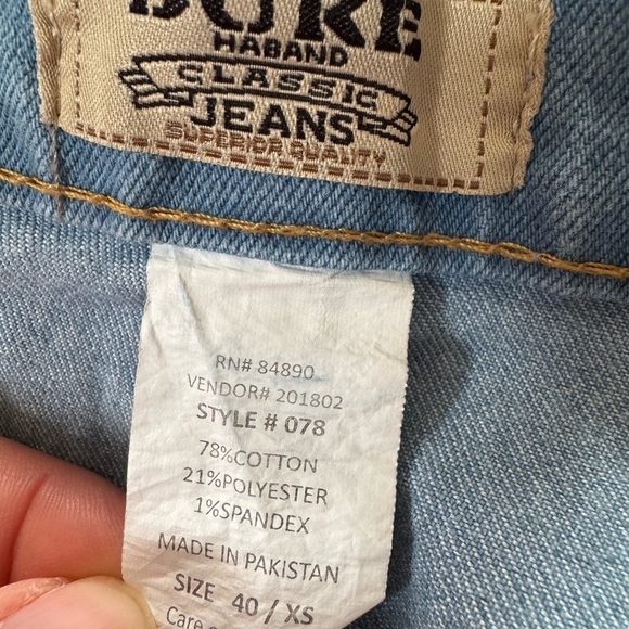 Haband Casual Joe Men's Jeans LIGHT WASH Waist SZ 40 XS EUC - Picture 7 of 7